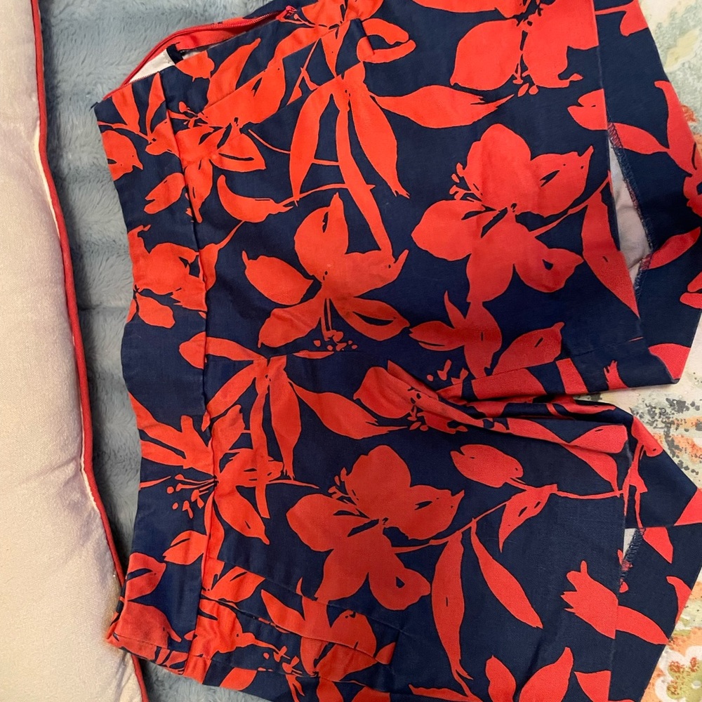 J crew hibiscus city fit size 2